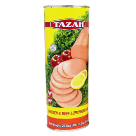 Tazah Chicken & Beef Luncheon Loaf-Grocery-MOVE HALAL