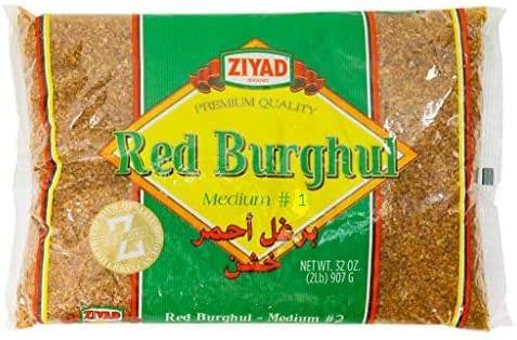 Ziyad Red Burghul - Medium #1 907g (2lb)-Grocery-MOVE HALAL