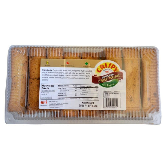 Crispy Almond Cake Rusk-Snacks-MOVE HALAL