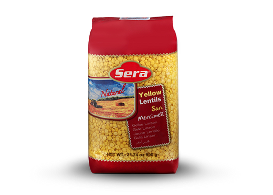 Sera Natural Yellow Lentils 31.74oz-Grocery-MOVE HALAL