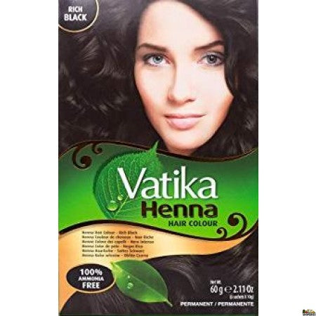 Vatika Henna Hair Colour black - 60 gms-Health & Beauty-MOVE HALAL