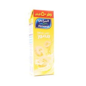 Almarai Banana Milk - حليب بنكهة الموز المراعي-Drinks-MOVE HALAL