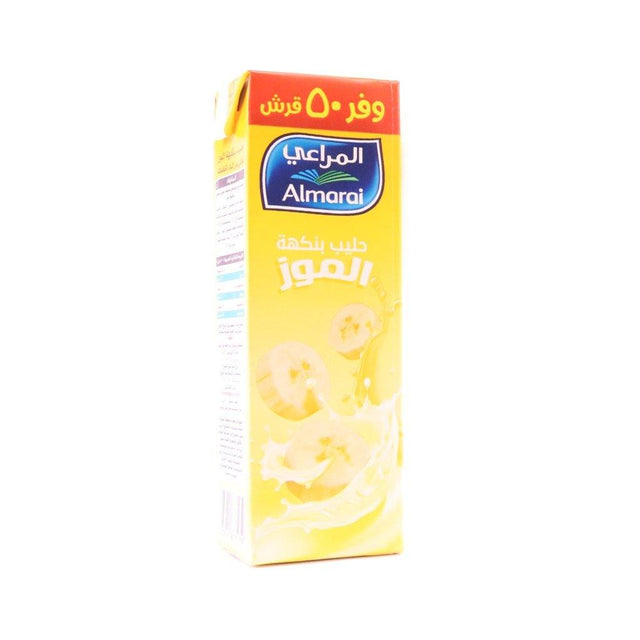 Almarai Banana Milk - حليب بنكهة الموز المراعي-Drinks-MOVE HALAL