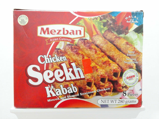 Mezban Chicken Seekh Kabab-CHICKEN-MOVE HALAL