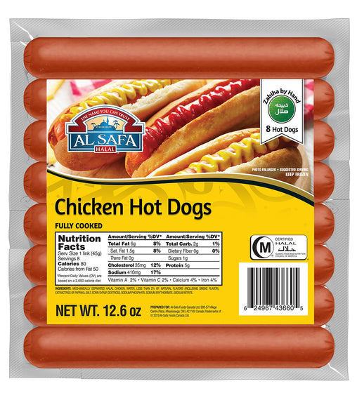 Halal Chicken Hot Dogs-CHICKEN-MOVE HALAL