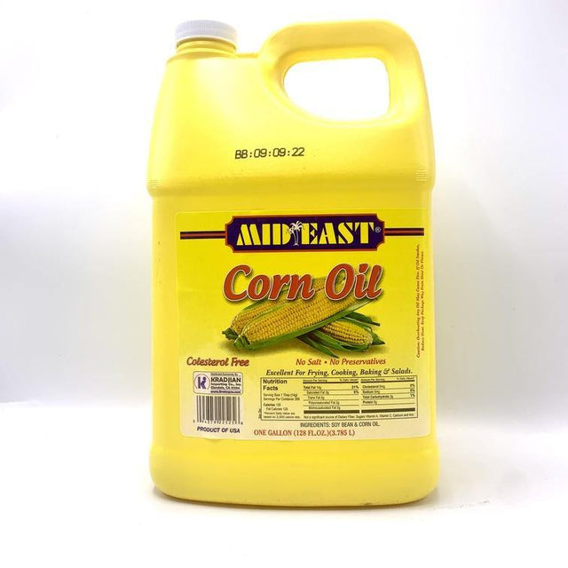 Mid-east Corn Oil 128 oz-MOVE HALAL