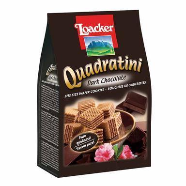 Loacker Small Quadratini Dark Chocolate-Snacks-MOVE HALAL