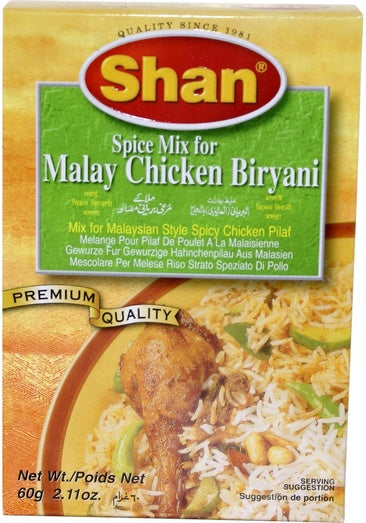 Shan Malay Chicken Biryani Mix-Spices-MOVE HALAL