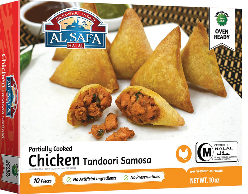 Al safa Chicken Tandoori Samosa-CHICKEN-MOVE HALAL