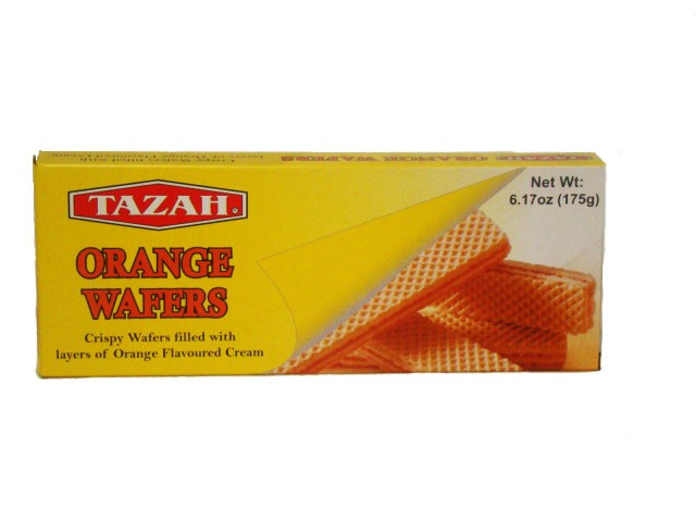 Tazah Orange Wafers-Snacks-MOVE HALAL