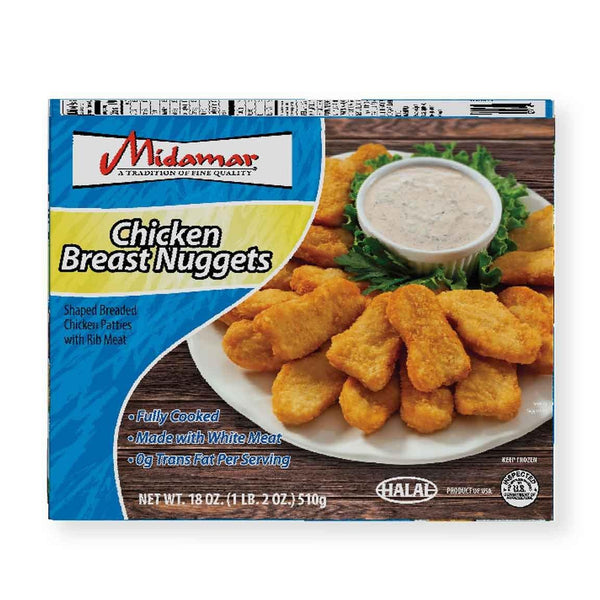 Midamar Halal Chicken Breast Nuggets-CHICKEN-MOVE HALAL