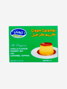 Reihan Cream Caramel Vanilla Flavour Dessert Mix with Caramel Topping-MOVE HALAL