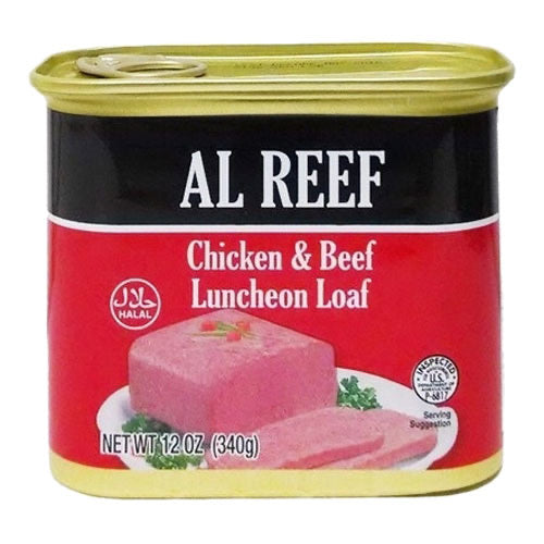 Al Reef chicken & beef luncheon loaf halal-MOVE HALAL