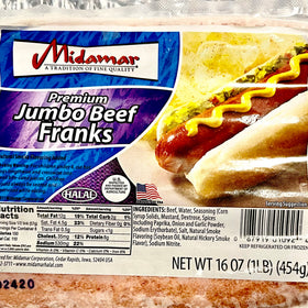 Jumbo beef franks midamar-MOVE HALAL
