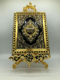 Gold & Black Quran Ornamental Case-House-MOVE HALAL